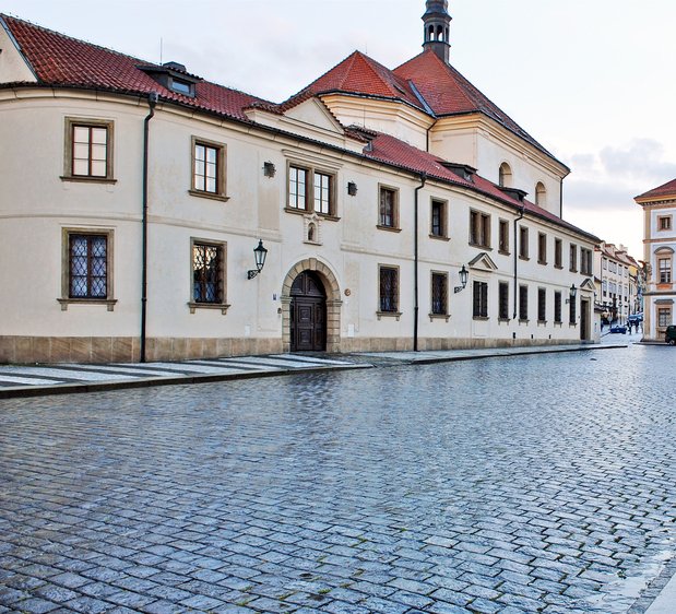 Historická ulice v centru Prahy